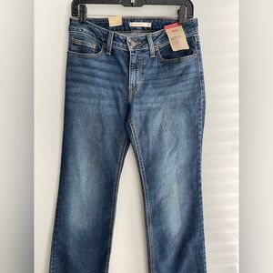 Levi's Classic Indigo Super low Bootcut Jeans